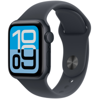 Apple Watch SE 3 GPS 40mm Midnight Aluminium Case with Midnight Sport Band - S/M, Model A3324